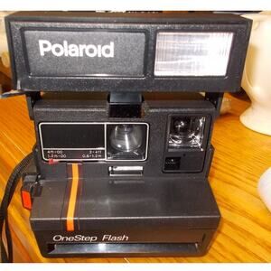 Polaroid 600 Red Stripe Instant Film Camera